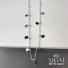 Çelik Kelebek Detaylı Kolye - Kl0048