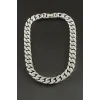 Chain Düz Zirkon Taşlı Lüks Çelik Kolye