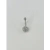 Çiçek Detaylı Göbek Piercing - Pg0041
