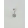 Çiçek Detaylı Göbek Piercing - Pg0088