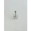 Çiçek Detaylı Göbek Piercing - Pg0133