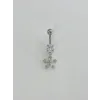 Çiçek Detaylı Göbek Piercing - Pg0134