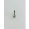 Çiçek Detaylı Göbek Piercing - Pg0159