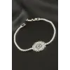 Çiçek Zirkon Taşlı Çocuk Bileklik 16 cm