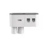Çift Dispenserli Diş Macunu Sıkacağı 6 Fırçalık Bardaklı Banyo Organizer