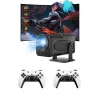Çift Kollu Game Box Projeksiyon Cihazı Kumandalı Android Tv Dahili Hoparlör