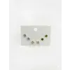 Çok Renkli Tektaş Altılı Küpe - Kp00659