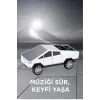 D68 Cyber Model Araba Tasarımlı Bluetooth Hoparlör 15w Güçlü Ses Rgb Led /tws/usb Beyaz