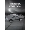 D68 Cyber Model Araba Tasarımlı Bluetooth Hoparlör 15w Güçlü Ses Rgb Led /tws/usb Gri
