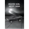 D68 Cyber Model Araba Tasarımlı Bluetooth Hoparlör 15w Güçlü Ses Rgb Led /tws/usb Siyah