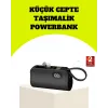 Dahili Type-c Konektörlü Mini 2000mah Powerbank