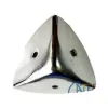 Dekoratif, Kutu, Sandık Köşesi - 45x28 Mm,büyük, Nikel, 1 Adet