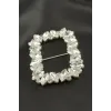 Dikdörtgen Taşlı Kemer Tokası 1 Adet