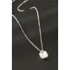 Dikdörtgen Taşlı Kolye