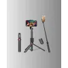 Dikey Ve Yatay Çekim Destekli Selfie Stick Tripod