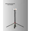 Dikey Ve Yatay Çekim Destekli Selfie Stick Tripod