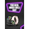 Dokunmatik Ekran Akıllı Saat Tema Değiştirme Şık Ve Modern Unısex