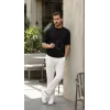 Erkek Duble Kol Basic Tişört
