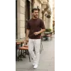 Erkek Duble Kol Basic Tişört