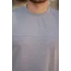 Erkek Oversize Bisiklet Yaka Kısa Kollu T-shirt