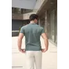 Erkek Polo Yaka Fermuar Detaylı Tişört