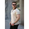 Erkek Renkli Yaka Kısa Kollu Tişört