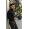 Erkek Yarım Balıkçı Yaka Pamuklu Triko