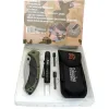 Fst-3070-b Kamp Çakısı Fenerli Grn. 21,5 Cm Manuel, Kemerlikli