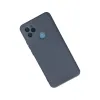 General Mobile Gm 21 Kılıf Nano İçi Kadife Silikon - Gri