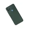 General Mobile Gm 21 Kılıf Nano İçi Kadife Silikon - Koyu Yeşil