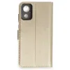 General Mobile Gm 23 Se Trend S Plus Kapaklı Kılıf - Gold