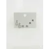 Geometrik Şekil Altılı Küpe - Kp00602