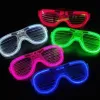 Glow Model Led Işıklı Parti Gözlüğü 3 Modlu 5 Renk 5 Adet