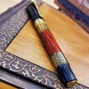 Gold Desenli Metal Roller Kalem