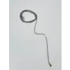 Gri Çelik Erkek Kolye 60 Cm - Ekl0003