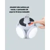 Güneş Enerjili Usb Şarj Edilebilir 5 Modlu Katlanabilir Led Kamp Işığı