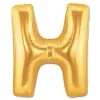 H Harf Folyo Balon Altın Renk  40 İnç