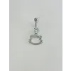 Hello Kıtty Detaylı Göbek Piercing - Pg0107