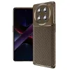 Honor Magic 7 Lite Kılıf Auto Focus Karbon Kapak - Kahverengi