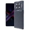Honor Magic 7 Lite Kılıf Auto Focus Karbon Kapak - Lacivert