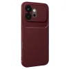 Huawei Honor 600 Auto Focus Karbon Kapak - Bordo