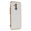 Huawei Mate 20 Lite Kılıf Volet Silikon - Beyaz