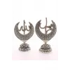 2li Gümüş Allah Muhammed Hilal Orta Boy Biblo 20cm-06