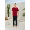 ieg™  2090 Erkek Midi Yaka Pijama Takım