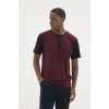 ieg™  2205 Erkek Battal Midi Yaka Pijama Takım