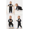 3/12 Ay Fularlı Bebek Tulumu