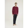 ieg™  9250 Erkek Midi Yaka Pijama Takım