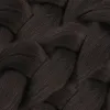 Afrika Örgüsü Ve Rasta İçin Sentetik Saç - Küllü Patlıcan Moru