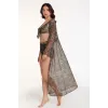 ieg™ Argento 2106-3026 Kadın Önü Açık Uzun Kaftan