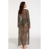 ieg™ Argento 2106-3026 Kadın Önü Açık Uzun Kaftan